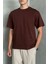 Erkek %100 Pamuk Oversize Basic T-Shirt 3