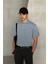 Erkek %100 Pamuk Oversize Basic T-Shirt 2