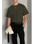 Erkek %100 Pamuk Oversize Basic T-Shirt 1