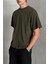 Erkek %100 Pamuk Oversize Basic T-Shirt 3