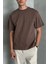 Erkek %100 Pamuk Oversize Basic T-Shirt 2