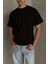 Erkek %100 Pamuk Oversize Basic T-Shirt 3