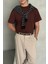 Erkek %100 Pamuk Oversize Basic T-Shirt 1