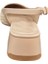 8671036Z Arkası Açık Yuvarlak Burun 4 cm Kalın Topuklu Hasır Ayakkabı 4