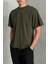 Erkek %100 Pamuk Oversize Basic T-Shirt 2