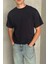 Erkek %100 Pamuk Oversize Basic T-Shirt 2