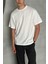 Erkek %100 Pamuk Oversize Basic T-Shirt 1