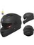 Kask Erkek Dört Mevsim Motosiklet Tam Kask Motosiklet Kadın Kış Sıcak Bisiklet Çift Ayna Güvenlik Kask (Yurt Dışından) 1