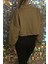 Kadın Trend Kısa Crop Sweatshirt 4