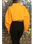 Kadın Trend Kısa Crop Sweatshirt 2