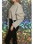 Kadın Trend Kısa Crop Sweatshirt 4