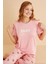 Kadın Kısa Kol Gri Pijama Takımı 50107-686 1