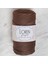 Polyester Soft Macrame Kahverengi El Örgü İpi - LM032 - 34438 1