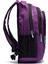 Lise ve Ortaokul Için Okul Çantası- Çok Cepli Su Geçirmez Kumaş MYP8765 Mor 2