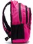 Lise ve Ortaokul Için Okul Çantası- Çok Cepli Su Geçirmez Kumaş MYP8765 Fuşya 2