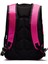 Lise ve Ortaokul Için Okul Çantası- Çok Cepli Su Geçirmez Kumaş MYP8755 Fuşya 3
