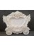 Gül Çiçekli Fayton Çerçeve 11 cm Silikon Kalıp K-214 1