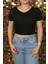 Kadın Esnek Crop Body Dvn 1