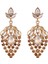 Vintage Zarif Su Damlası Dangle Küpe Kristal Rhinestone Parti Gelin Kadın Hediye B (Yurt Dışından) 1