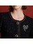 Kadınlar Için Vintage Rhinestone Yay Broşlar Siyah Ilmek Broş Pin Ceket Aksesuarları Zarif Tarzı (Yurt Dışından) 4