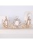 Barok Lüks El Yapımı Taklidi Gelin Taç Tiaras Gümüş Kristal Diadem Gelin Bantlar Düğün Saç Aksesuarları Gül Altın (Yurt Dışından) 2
