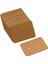 50 Adet Küçük Boş Kraft Kağıt Kulak Çıtçıt Küpe Ekran Kartları Etiketi Etiketi Takı Tutucu, 3.5x2.5 cm (Bronz) (Yurt Dışından) 3
