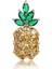 Küçük Ananas Broş Pin Moda Sevimli Basit Çok Yönlü Dış Giyim Aksesuarı (Yurt Dışından) 1