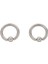 1 Çift Paslanmaz Çelik Esir Boncuk Küpeler Çember Çıtçıt Delici Takı Rengi, 4G(5MM)X16MM (Yurt Dışından) 3