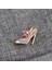 Yüksek Topuklu Ayakkabı Broş Kadın Çiçek Süsleme Yaka Pin Altın Rhinestones Broş Kristal (Yurt Dışından) 2