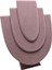 Yerli Üretim Ahşap Model Anfora Kumaş Pembe Renk 25 cm Kolye Takı Sergileme Mankeni 3