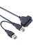 Usb2.0 - Sata Adaptör Kablosu 2 5 Inç Sabit Disk Kablosu Çift Başlı Usb2.0 - Sata Veri Aktarım Kablosu (Yurt Dışından) 3