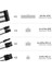 1 Takım Atx Uzatma Kablosu Pc Gpu Cpu Güç Kaynağı Kablosu Bilgisayar Konnektörleri 1X24PIN 1x4+4(8pin) Cpu 2xpcıe 6+2p 2xpcıe 6p (Yurt Dışından) 4
