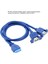 20PIN - Usb3.0 Şasi Arka Çerçeve Kablosu 1 Nokta 2 Çift Usb3.0 - Anakart 20PIN - Uzatma Kablosu Kulaklı (Yurt Dışından) 4