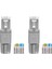 Adet RJ45 Cat7 Konnektörler Aracı Ücretsiz Korumalı Aletsiz Modüler Ağ Fişi Kurulum Kablosu (Yurt Dışından) 2