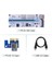 6 Adet VER008S 3 In 1 Molex 4pin Sata 6pın Pcıe Pcı-E Pcı Express Yükseltici Kart 1x Ila 16X USB 3.0 Kablo Bitcoin Madenciliği Için (Yurt Dışından) 3