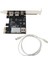 Pcı-E 1x Ieee 1394A 4 Port(3+1) Firewire Kart Adaptörü Masaüstü Bilgisayar Için 6 Pin'den 4 Pin'e 1394 Kablolu Pcıe 1394A Dönüştürücü (Yurt Dışından) 1