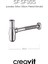 Lavabo Sifon 33CM Metal Körüklü 2