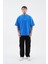 0 Yaka Rug Pattern Flock Prınted Tee Erkek Oversize T-Shirt 3
