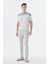 Mint Beyaz Slim Fit Fermuarlı Polo Yaka T-Shirt 2