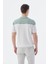 Mint Beyaz Slim Fit Fermuarlı Polo Yaka T-Shirt 4