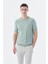 Mint Slim Fit Bisiklet Yaka Triko T-Shirt 1