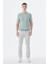 Mint Slim Fit Bisiklet Yaka Triko T-Shirt 2