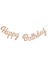 Happy Birthday Banner - Rose 1