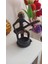 Vintage Ahşap Afrikalı Müzisyen Biblo & 20 cm 1