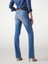 Kadın Mavi Sexy Straight Jean Pantolon 2
