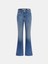 Kadın Mavi Sexy Straight Jean Pantolon 5