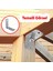 10 Adet Mobilya Dolap Duvar Sabitleme Metal Köşebent 100X100X40 mm Bağlantı Aparatı L Demiri Gönye 3