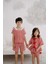 Bows In Red Kırmızı Ekoseli Balon Kollu ve Fiyonklu Kız Çocuk Pijama Üstü 4