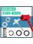 2135-K303 Hava Giriş Takımı Parçaları ve Tetik Tertibatı Ingersoll Rand Için (Yurt Dışından) 1