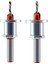 2 Paket 8mm Metal Havşa Başlığı Derinlik Durduruculu, Plastik, Delme (Yurt Dışından) 3